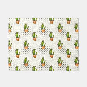 Paillasson Motif Cactus & Succulent Polk Dot