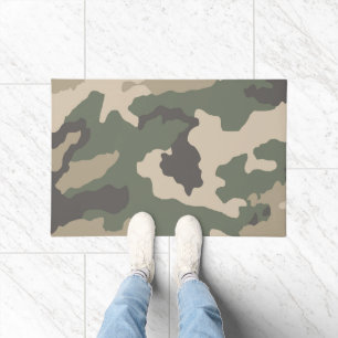 Paillasson Motif Camo Vert