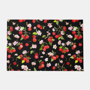 Paillasson Motif cerise 2