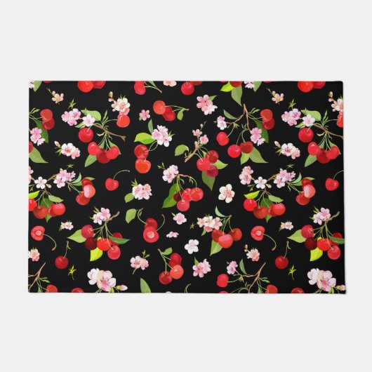Paillasson Motif cerise 2 (Devant)