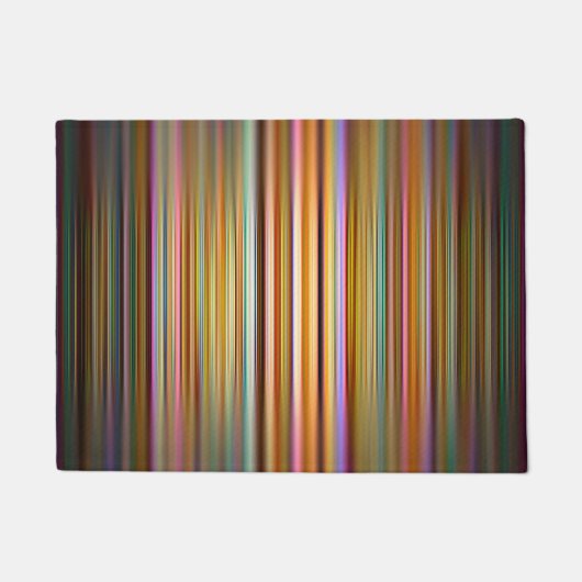 Paillasson Motif coloré de rayures (Devant)