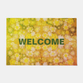 Paillasson Motif d'aquarelle Abstraite rétro (Devant)