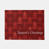 Paillasson Motif d'arbre classique | Rich Crimson Rouge Custo (Devant)