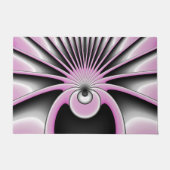 Paillasson Motif d'art fractal Abstrait moderne (Devant)