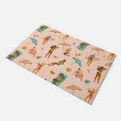 Paillasson Motif de bains de soleil de plage (Incliné)