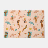 Paillasson Motif de bains de soleil de plage (Devant)
