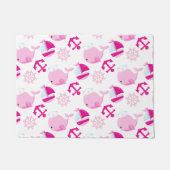 Paillasson Motif De Baleines, Beaux Baleines, Baleines Roses (Devant)