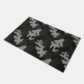 Paillasson Motif de camouflage noir (Incliné)