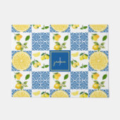 Paillasson Motif de carrelage de campagne française avec mono (Devant)