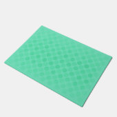 Paillasson Motif de cercles verts rétrogrades (Incliné)