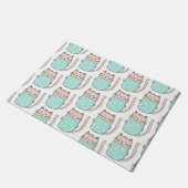 Paillasson Motif de chat amusant (Incliné)