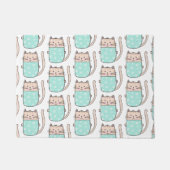 Paillasson Motif de chats amusants (Devant)