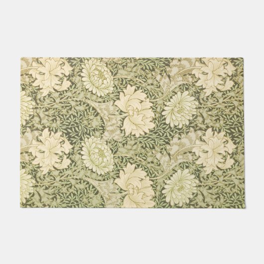 Paillasson Motif de Chrysanthemum (par William Morris) (Devant)