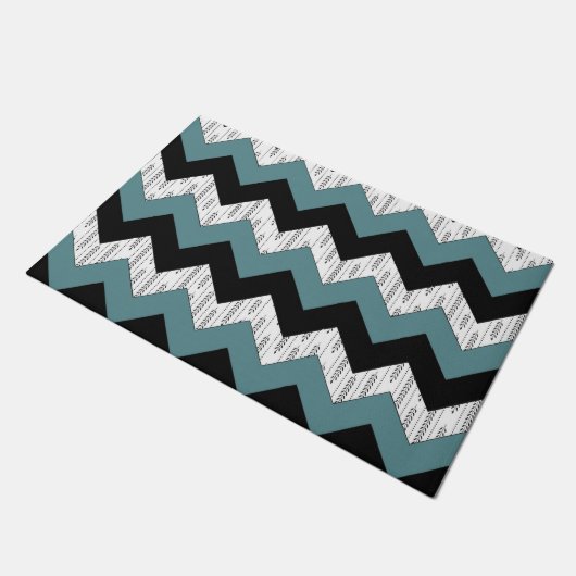 Paillasson Motif de design Zigzag (Incliné)