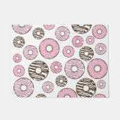 Paillasson Motif De Donuts, Donuts Roses, Donuts Blancs (Devant)