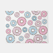 Paillasson Motif De Donuts, Donuts Roses, Donuts Bleus (Devant)