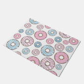 Paillasson Motif De Donuts, Donuts Roses, Donuts Bleus (Incliné)