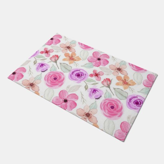 Paillasson Motif de fleurs (Incliné)