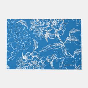 Paillasson Motif de fleurs