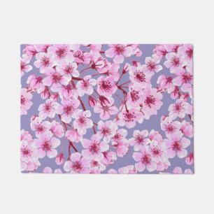 Paillasson Motif de fleurs de cerisiers