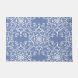 Paillasson Motif de flocon de neige en dentelle Abstraite sur