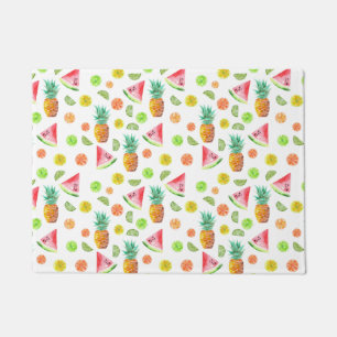 Paillasson Motif de fruit glacé d'aquarelle