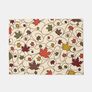 Paillasson Motif de la feuille d'érable à boudin