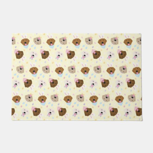 Paillasson Motif de l'épreuve de Pâques Bunny (Devant)