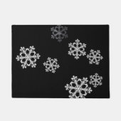 Paillasson Motif de Noël minimaliste monochrome (Devant)