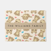 Paillasson Motif De Parfums, Mignons Parfums, Coeurs, Votre N (Devant)