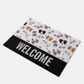 Paillasson Motif de pattes de chat (Incliné)