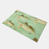 Paillasson Motif de poisson de bar (Incliné)
