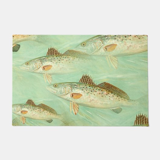 Paillasson Motif de poisson de bar (Devant)