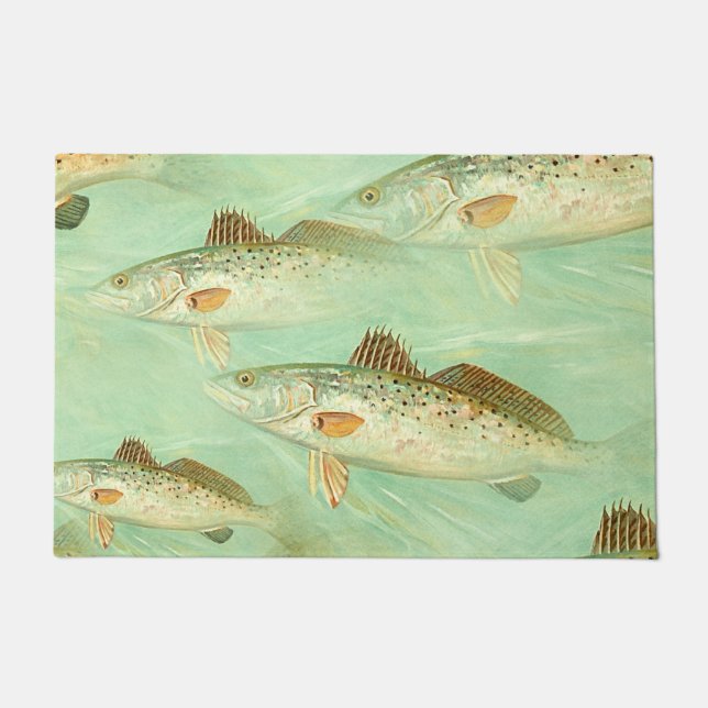 Paillasson Motif de poisson de bar (Devant)