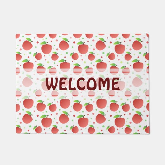 Paillasson Motif de pommes (Devant)