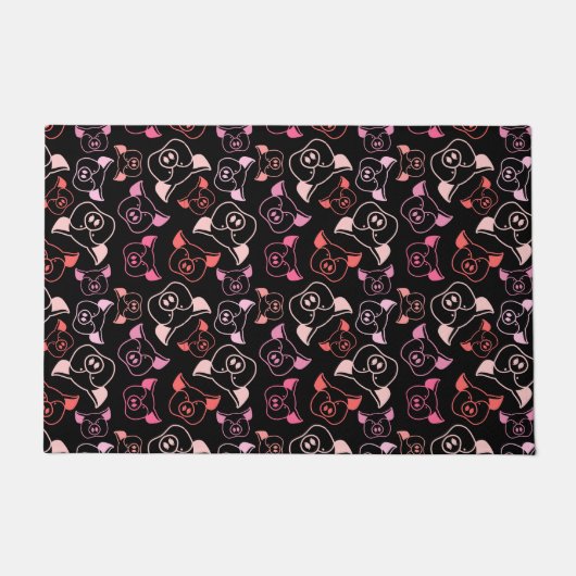 Paillasson Motif de porcs (Devant)
