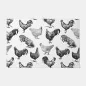 Paillasson Motif de poulet de la ferme Retro Country (Devant)
