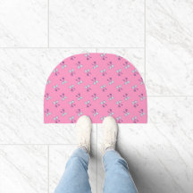 Motif de raquette de Badminton rose