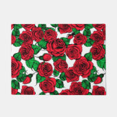 Paillasson Motif de roses rouges (Devant)