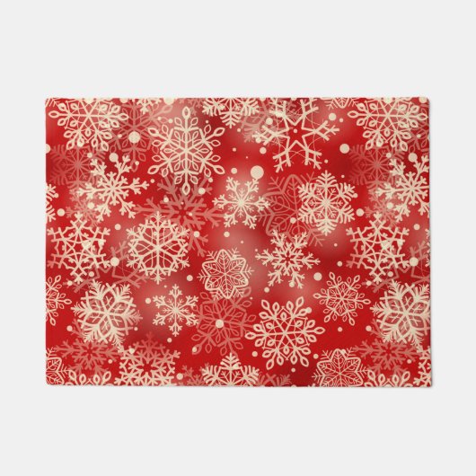 Paillasson Motif de snowflakes (Devant)