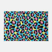 Paillasson Motif de Spots Neon Leopard (Devant)