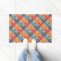 Motif de style moderne coloré du milieu du siècle