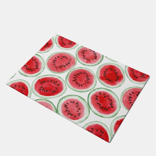 Paillasson Motif de tranches de pastèque (Incliné)