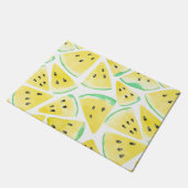 Paillasson Motif de tranches de pastèque jaune (Incliné)