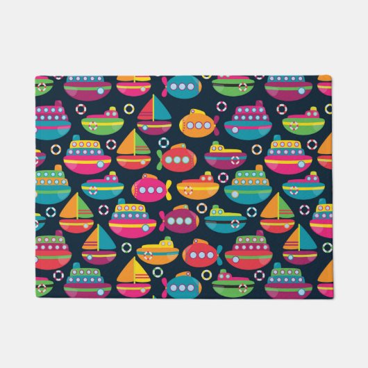 Paillasson Motif de transport d'océan (Devant)