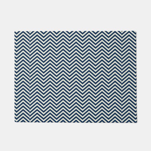 Paillasson Motif de vague de Zig Zag (Devant)