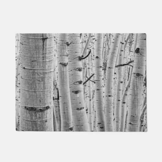 Paillasson Motif d'écorce d'arbre - tremblement Aspen (Devant)