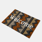 Paillasson Motif des Zigzags africains (Incliné)