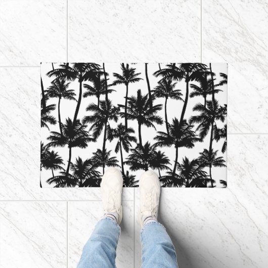 Paillasson Motif d'ombre Palm Tree (Intérieur)