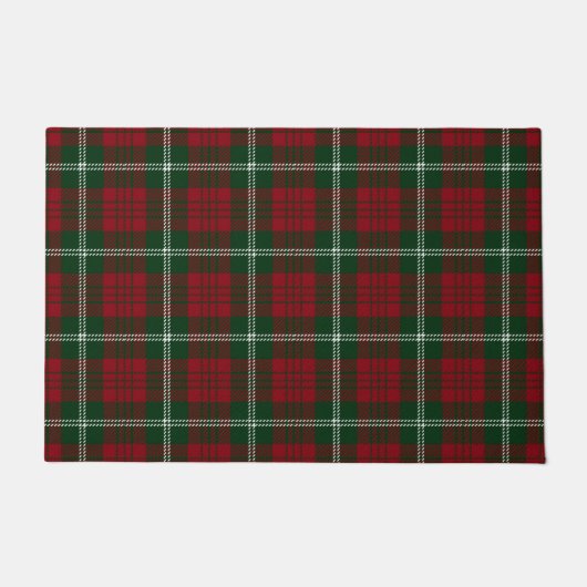 Paillasson Motif écossais de Noël Tartan Plaid (Devant)